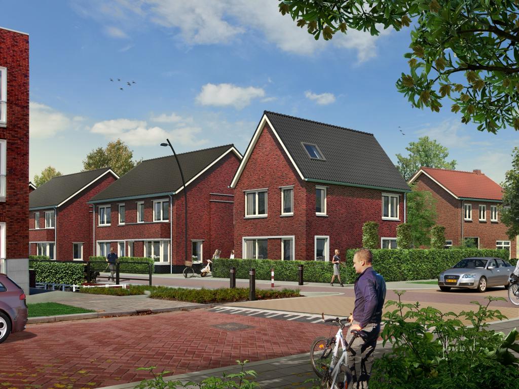 Nieuwbouw twee-onder-een-kapwoningen De Kleine Vliet