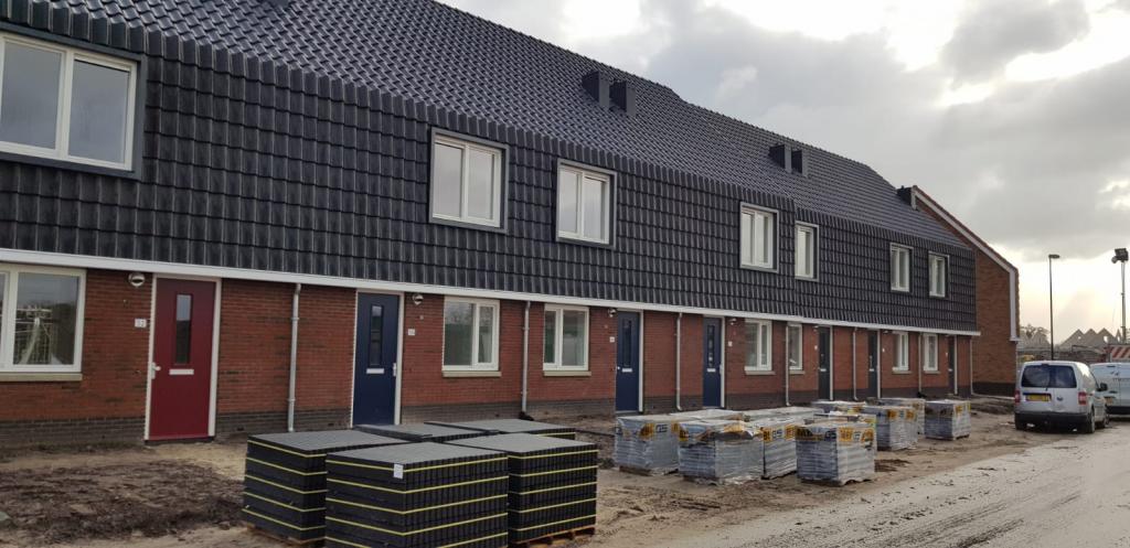 De huurwoningen in de wijk Holzenbosch in Voorthuizen zijn opgeleverd
