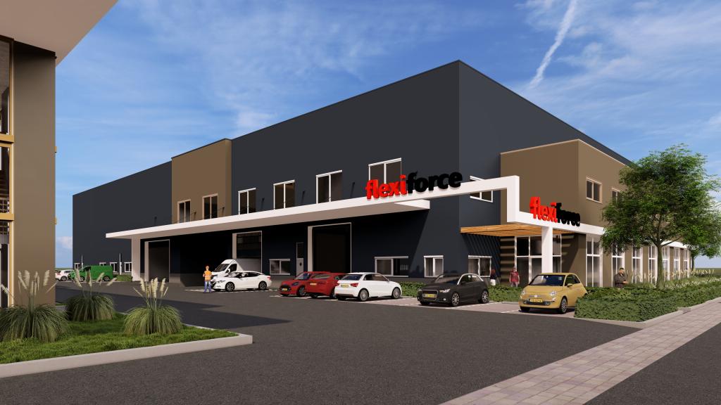 Nieuwe pand Flexi-Force - Koningsbergenweg 11 te Barneveld